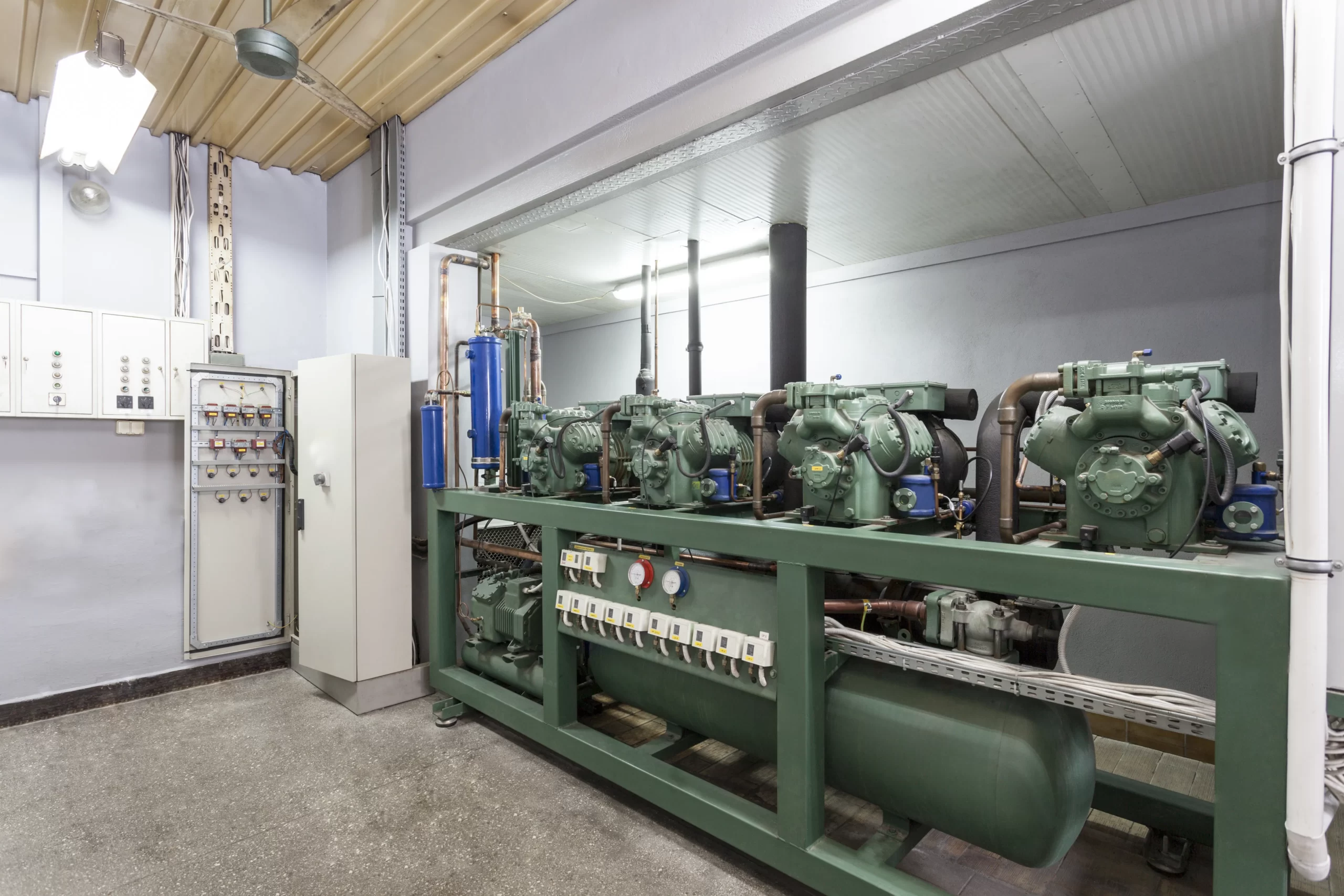 HVAC compressor unit installation